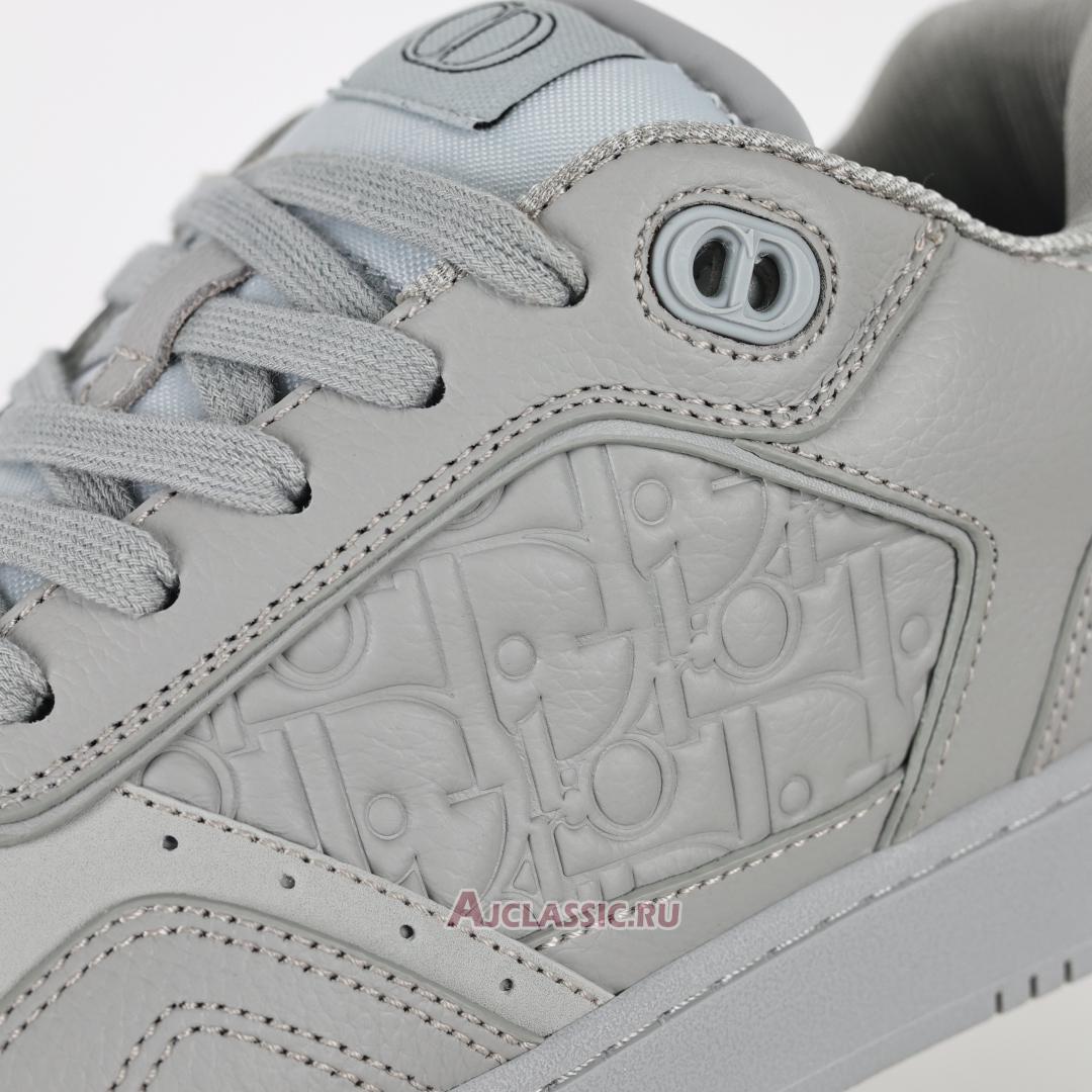 New Dior B27 Low Leather Sneaker "Gray Grained Calfskin" 3SN272ZAY_H868 Shoes