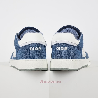 Buy Dior B27 Low Sneaker White Smooth Calfskin Blue Denim Blue 3SN272ZAC_H580 Quality Reps Replicas Shoes