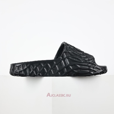 Buy Gucci Slide Sandal Interlocking G Black Water Ripples Black 770801 J8710 1000 Quality Reps Replicas Shoes