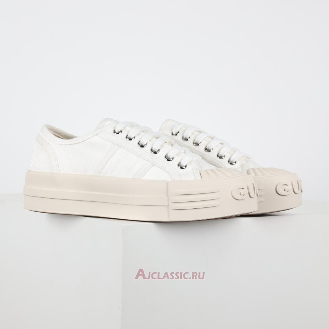 New Gucci Chunky Sneaker "White Canvas" 816879FABZZ9143-2 Shoes