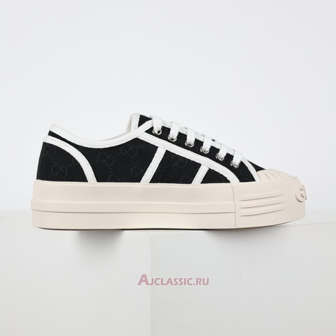 New Gucci Chunky Sneaker "Black GG Canvas" 816879FABZZ1062 Shoes