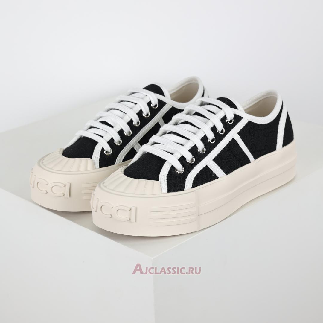 New Gucci Chunky Sneaker "Black GG Canvas" 816879FABZZ1062 Shoes