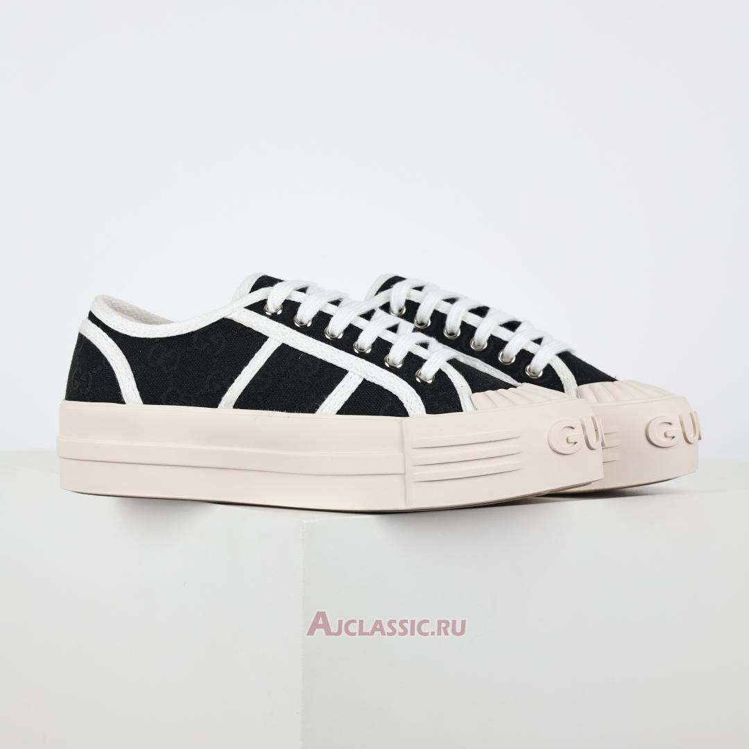 New Gucci Chunky Sneaker "Black GG Canvas" 816879FABZZ1062 Shoes
