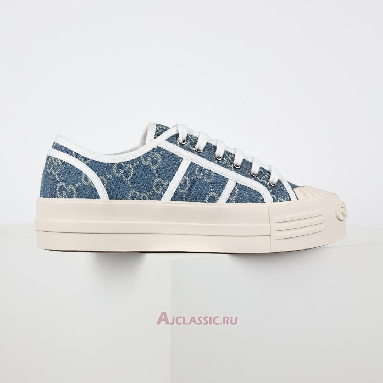 Buy Gucci Chunky Sneaker Light Blue Denim GG Canvas Blue 831825FAD7P4642-2 Quality Reps Replicas Shoes