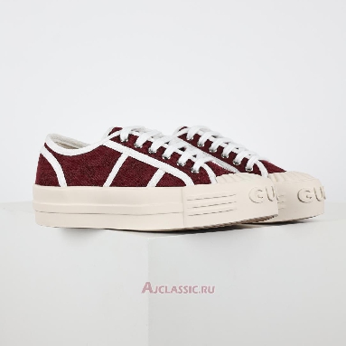 Buy Gucci Chunky Sneaker Rosso Ancora GG Canvas Red 816879FABZZ8545 Quality Reps Replicas Shoes