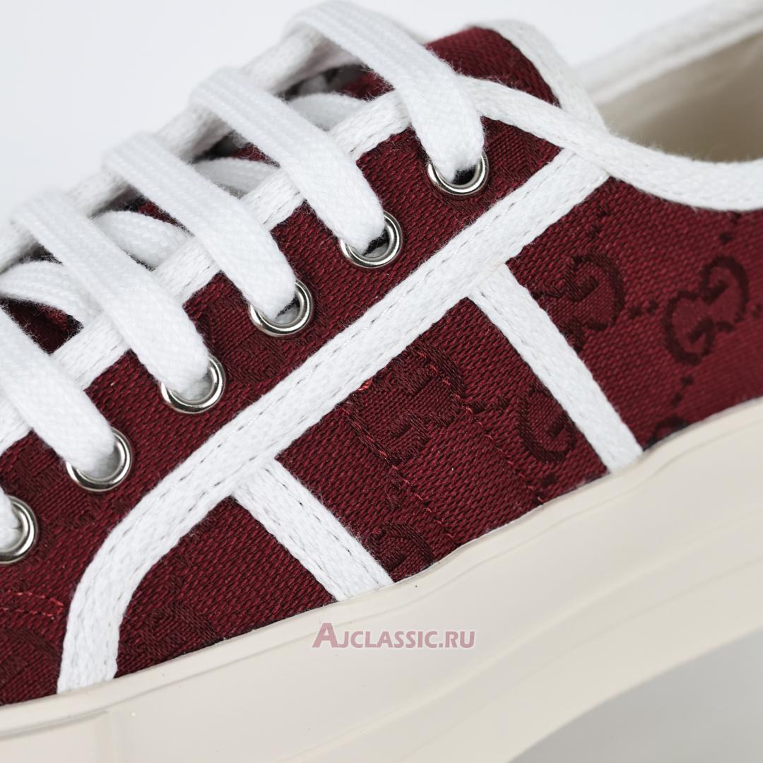 New Gucci Chunky Sneaker "Rosso Ancora GG Canvas" 816879FABZZ8545 Shoes