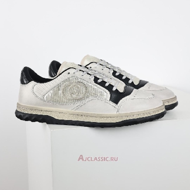 Buy Gucci MAC80 Sneaker Off-White Black White 747914 AAB79 9151 Quality Reps Replicas Shoes