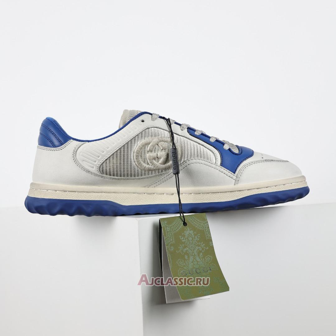 New Gucci MAC80 Sneaker "Off-White Blue" 749896 AAB79 9149-2 Shoes