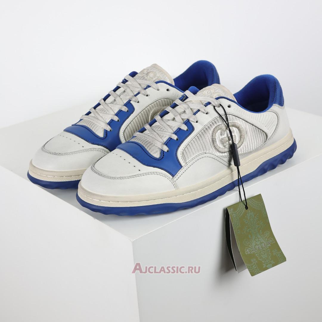 New Gucci MAC80 Sneaker "Off-White Blue" 749896 AAB79 9149-2 Shoes