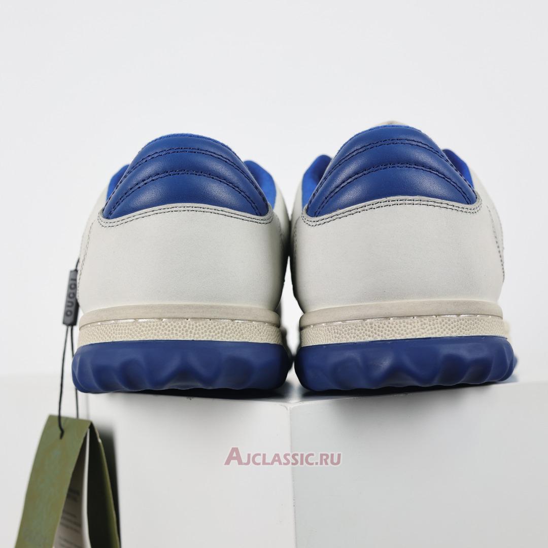 New Gucci MAC80 Sneaker "Off-White Blue" 749896 AAB79 9149-2 Shoes