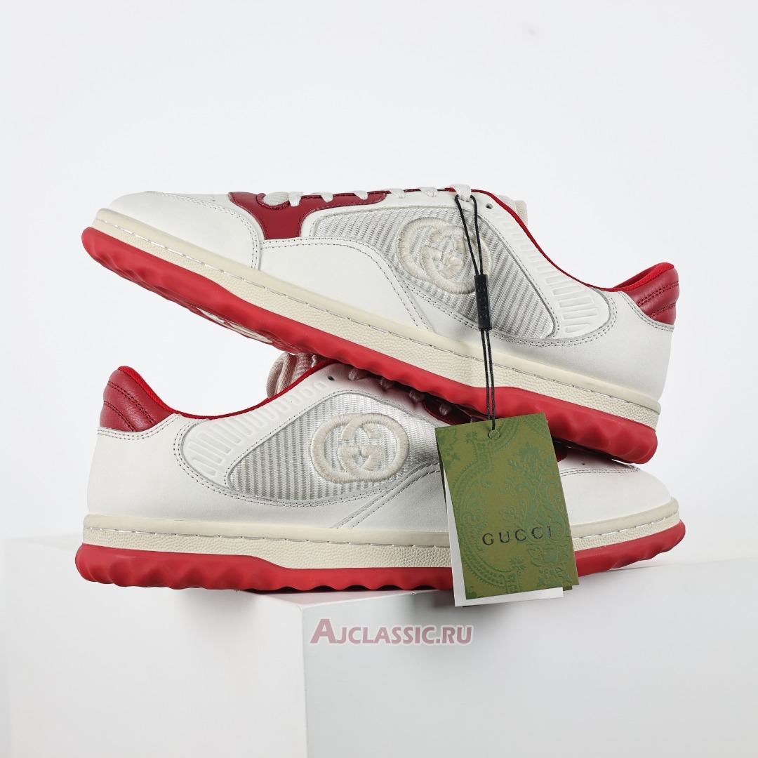 New Gucci MAC80 Sneaker "Off-White Red" 749896 AAB79 9150-2 Shoes