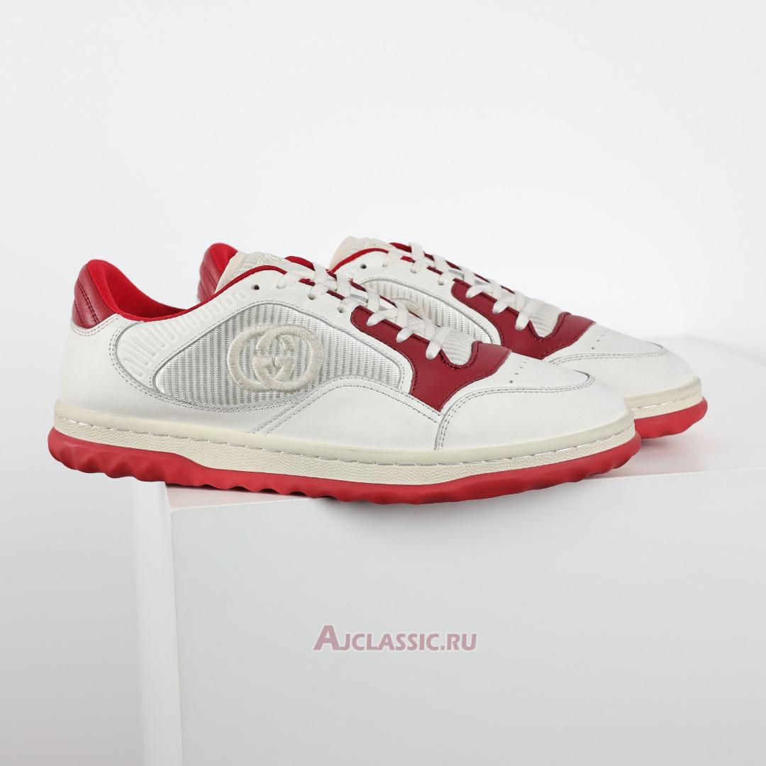New Gucci MAC80 Sneaker "Off-White Red" 749896 AAB79 9150-2 Shoes