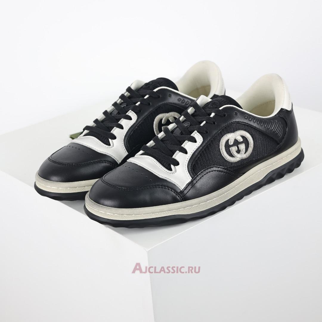 New Gucci MAC80 Sneaker "Black Off-White" 756811 AAB79 1051-2 Shoes