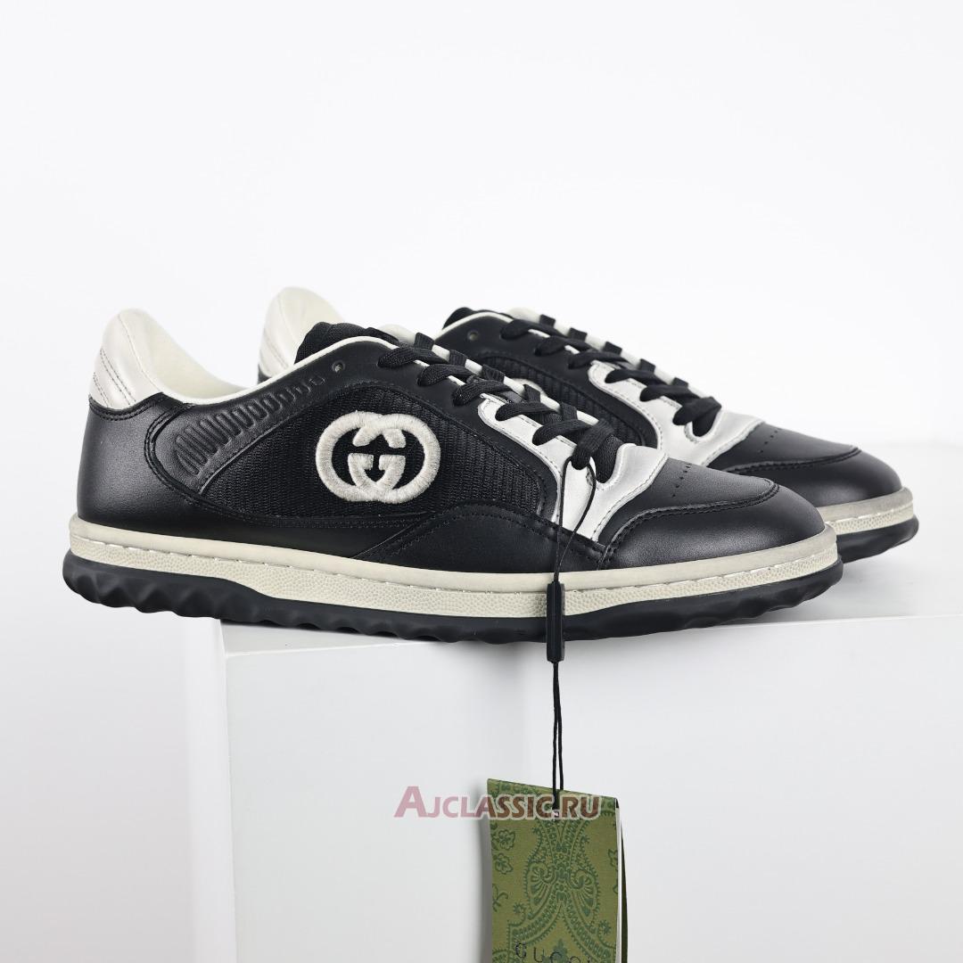 New Gucci MAC80 Sneaker "Black Off-White" 756811 AAB79 1051-2 Shoes