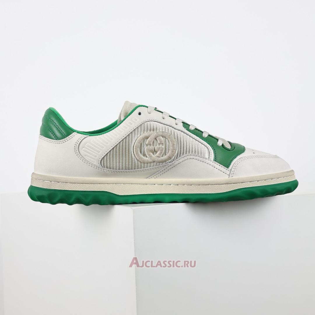 New Gucci MAC80 Sneaker "Off-White Green" 749896 AAB79 9148-2 Shoes