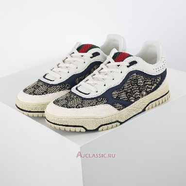 Buy Gucci Re-Web Sneaker GG Canvas - Beige Ivory Blue Beige 787476 AADHW 9552 Quality Reps Replicas Shoes