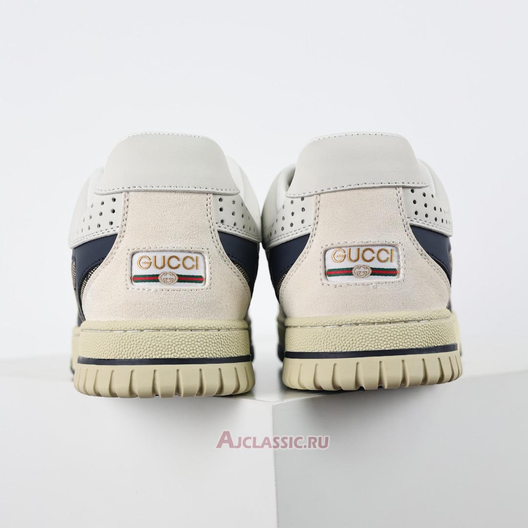 New Gucci Re-Web Sneaker "GG Canvas - Beige Ivory Blue" 787476 AADHW 9552 Shoes