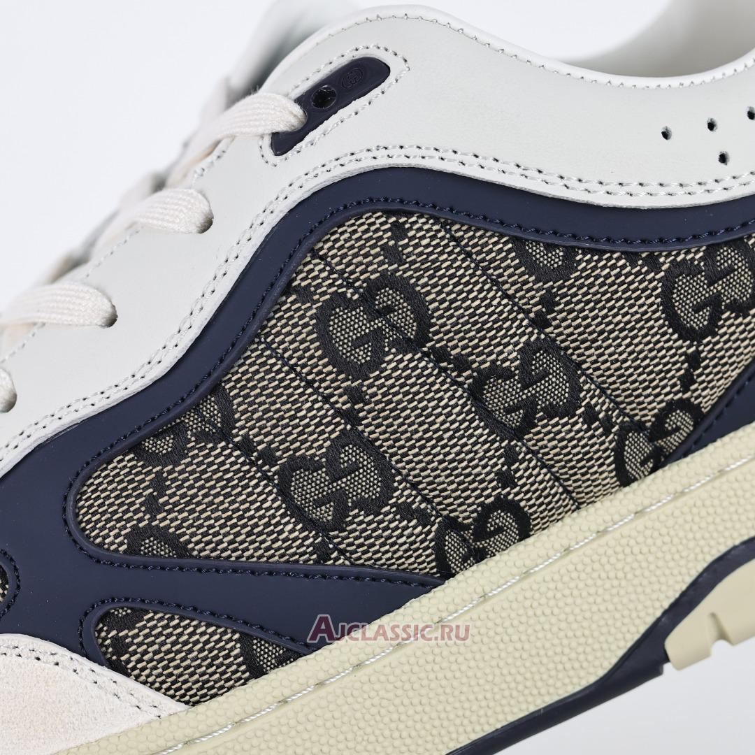 New Gucci Re-Web Sneaker "GG Canvas - Beige Ivory Blue" 787476 AADHW 9552 Shoes