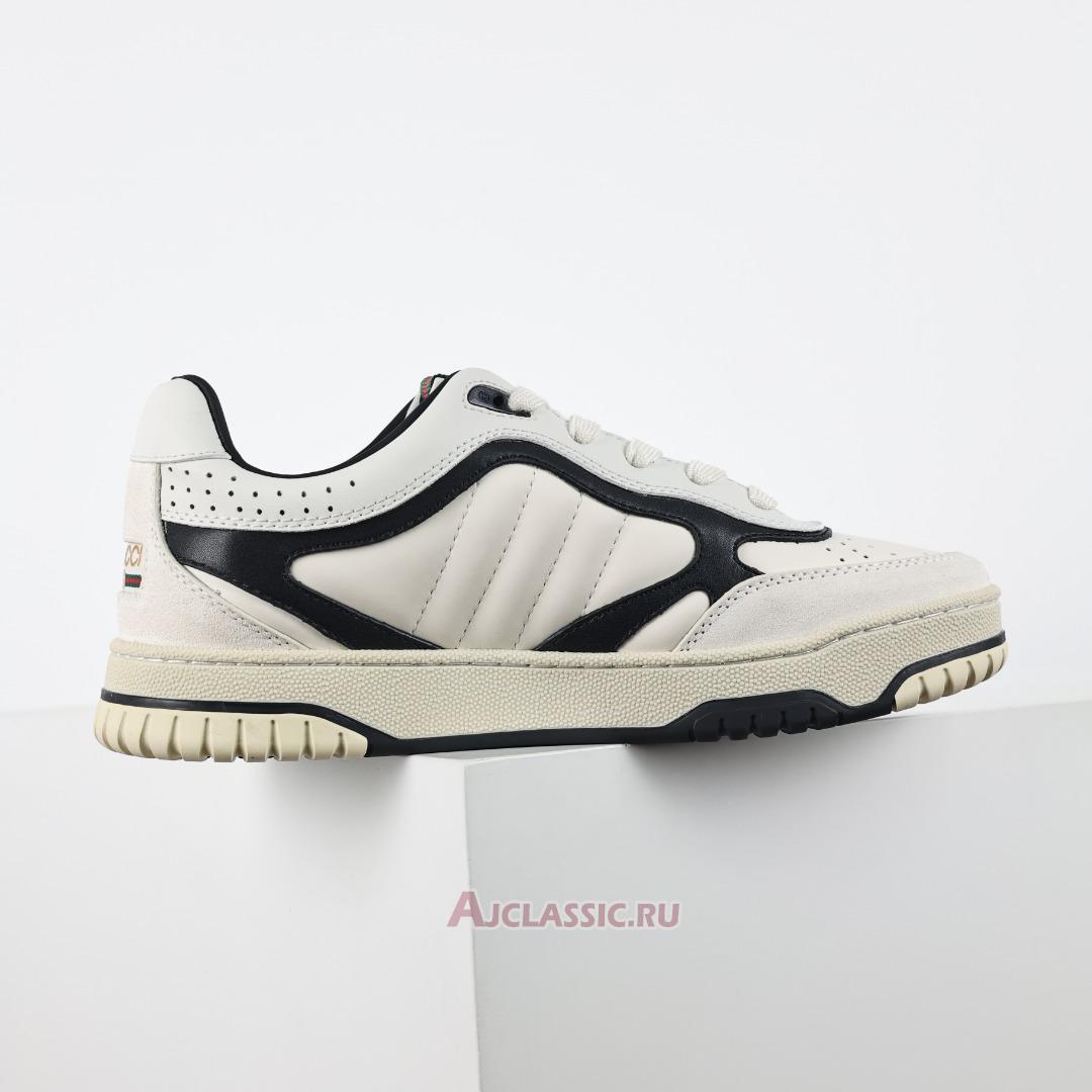 New Gucci Re-Web Sneaker "White Black" 786186 AADPM 9055 Shoes