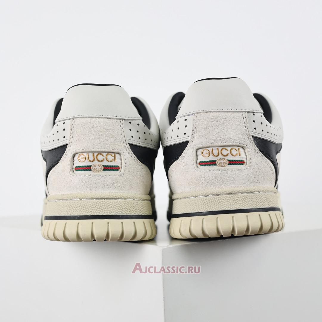 New Gucci Re-Web Sneaker "White Black" 786186 AADPM 9055 Shoes
