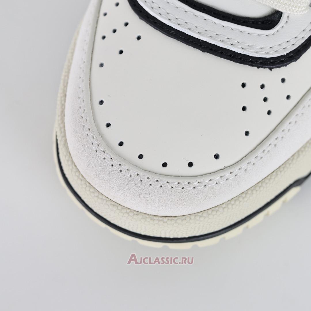 New Gucci Re-Web Sneaker "White Black" 786186 AADPM 9055 Shoes