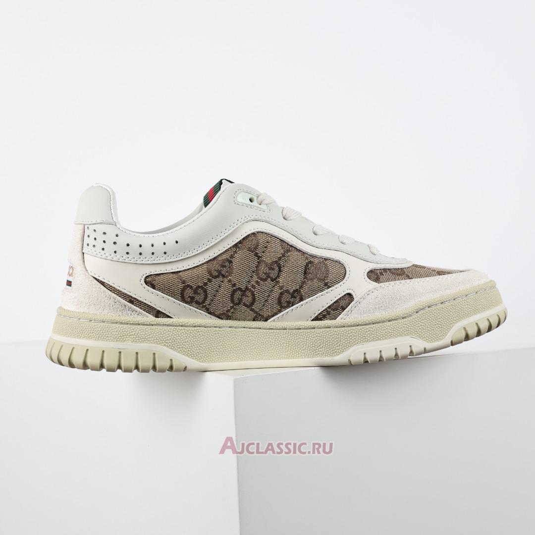New Gucci Re-Web Sneaker "GG Canvas - White Beige" 787476 AADHW 9573-2 Shoes