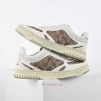 Buy Gucci Re-Web Sneaker GG Canvas - White Beige Brown 787476 AADHW 9573-2 Quality Reps Replicas Shoes