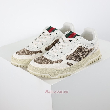 Buy Gucci Re-Web Sneaker GG Canvas - White Beige Brown 787476 AADHW 9573-2 Quality Reps Replicas Shoes