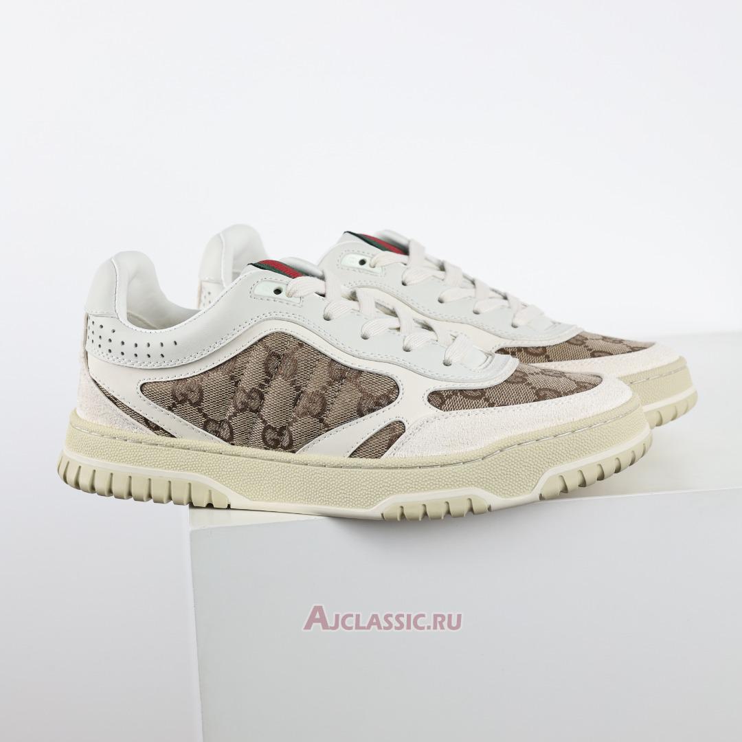 New Gucci Re-Web Sneaker "GG Canvas - White Beige" 787476 AADHW 9573-2 Shoes