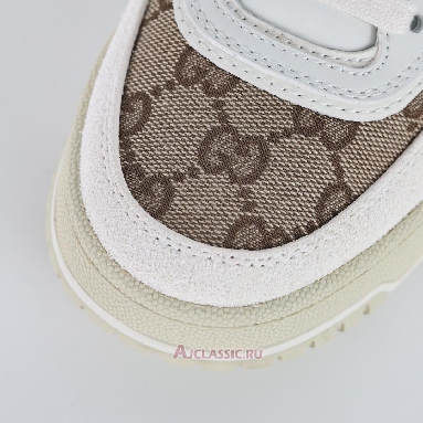 Buy Gucci Re-Web Sneaker GG Canvas - White Beige Brown 787476 AADHW 9573-2 Quality Reps Replicas Shoes