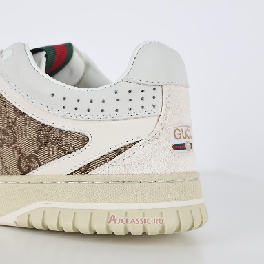 Buy Gucci Re-Web Sneaker GG Canvas - White Beige Brown 787476 AADHW 9573-2 Quality Reps Replicas Shoes