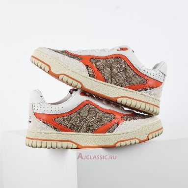 Buy Gucci Re-Web Sneaker GG Canvas - Beige Bright Oranges Orange 787476 AADHW 9561 Quality Reps Replicas Shoes