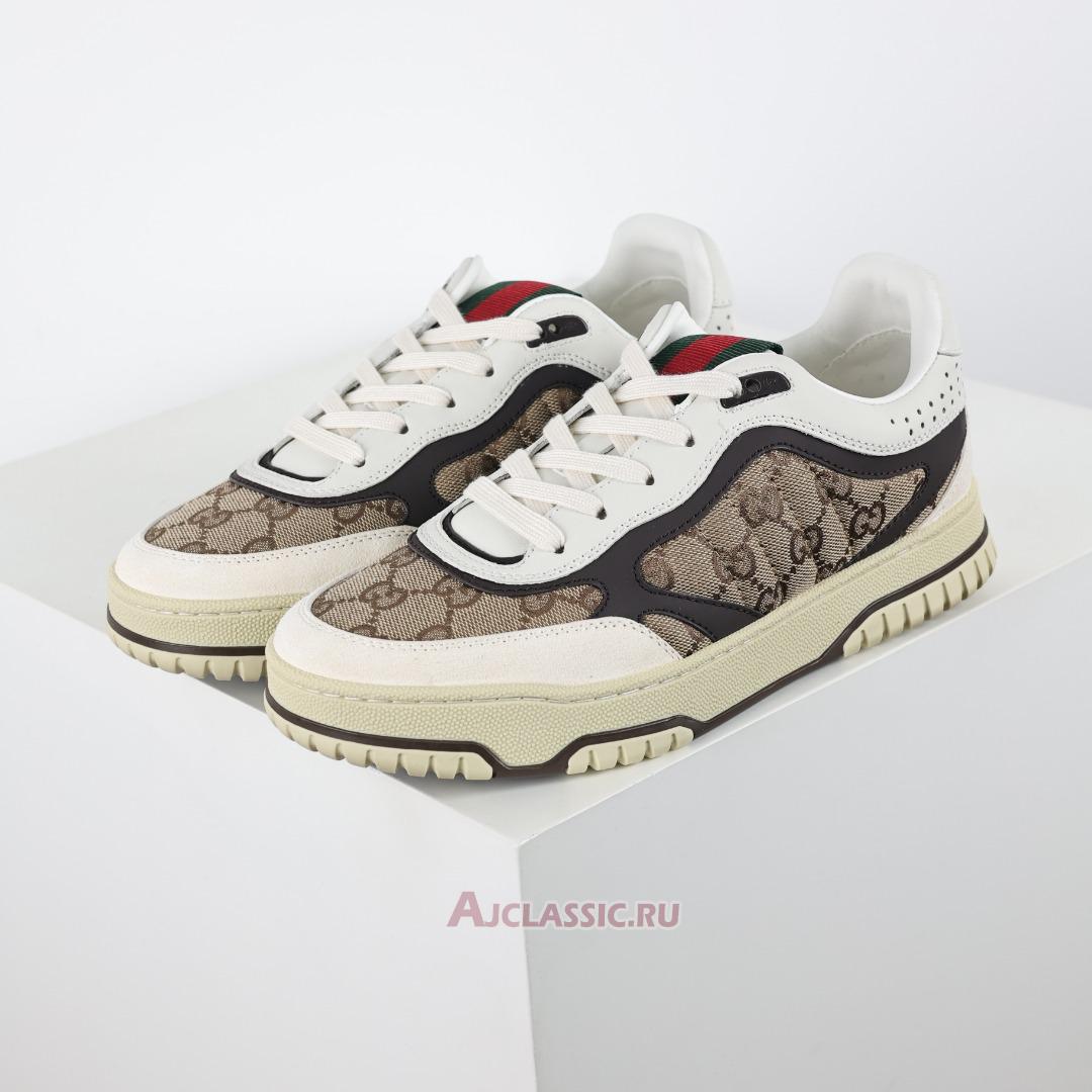 New Gucci Re-Web Sneaker "GG Canvas - Beige Ebony" 787476 AADHW 9568 Shoes