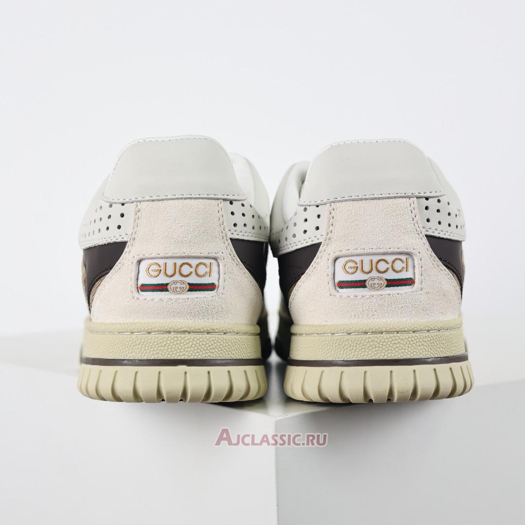 New Gucci Re-Web Sneaker "GG Canvas - Beige Ebony" 787476 AADHW 9568 Shoes