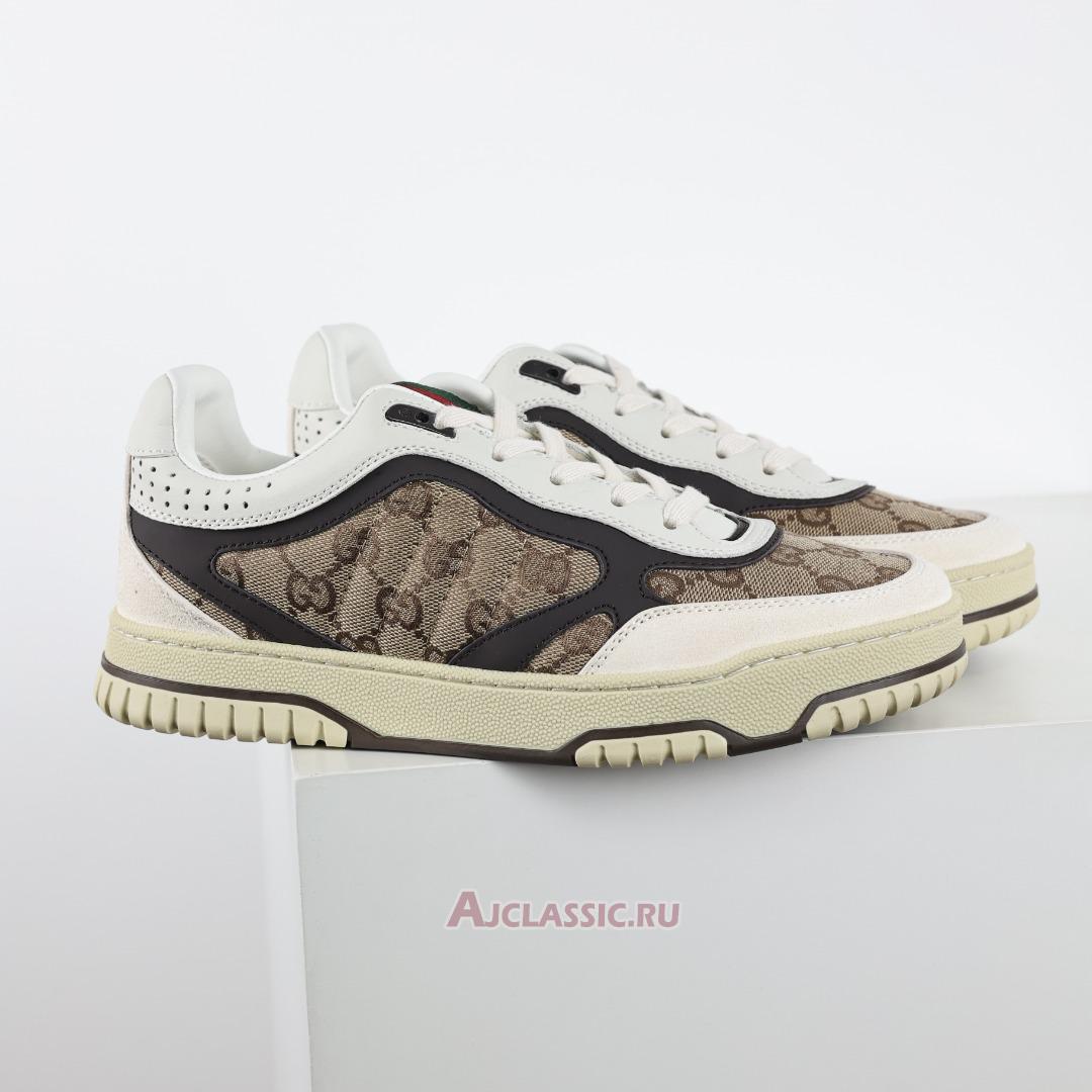 New Gucci Re-Web Sneaker "GG Canvas - Beige Ebony" 787476 AADHW 9568 Shoes