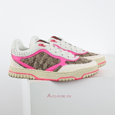 Buy Gucci Re-Web Sneaker GG Canvas - Beige Fuchsia Pink 785452 AADHW 9563 Quality Reps Replicas Shoes