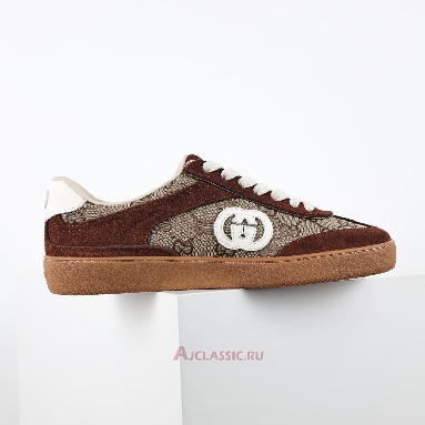 Buy Gucci G74 Interlocking G - Dark Brown Suede Brown 791742 AAEGA 2242 Quality Reps Replicas Shoes