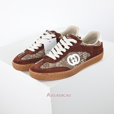 Buy Gucci G74 Interlocking G - Dark Brown Suede Brown 791742 AAEGA 2242 Quality Reps Replicas Shoes