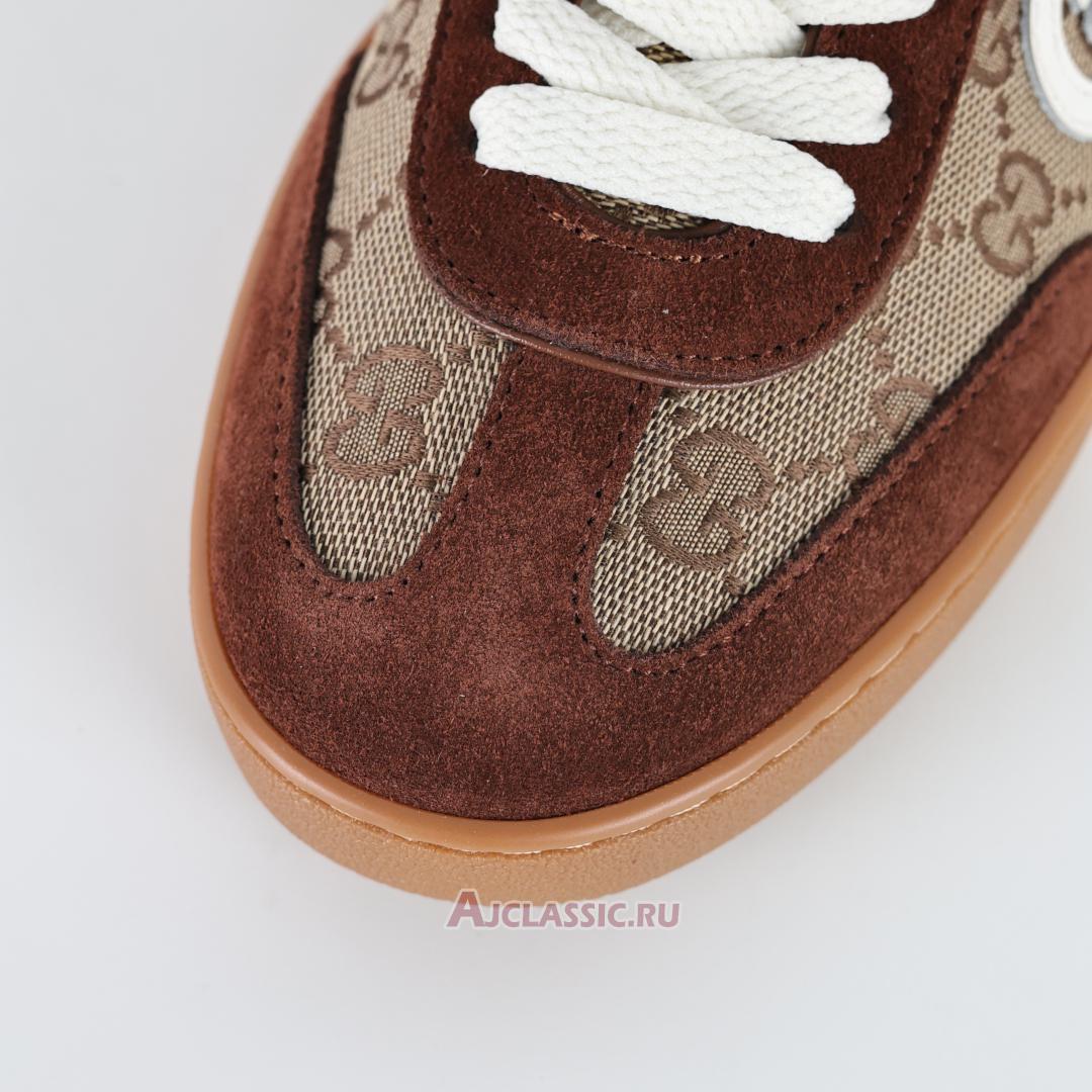 New Gucci G74 "Interlocking G - Dark Brown Suede" 791742 AAEGA 2242 Shoes