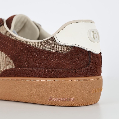 Buy Gucci G74 Interlocking G - Dark Brown Suede Brown 791742 AAEGA 2242 Quality Reps Replicas Shoes