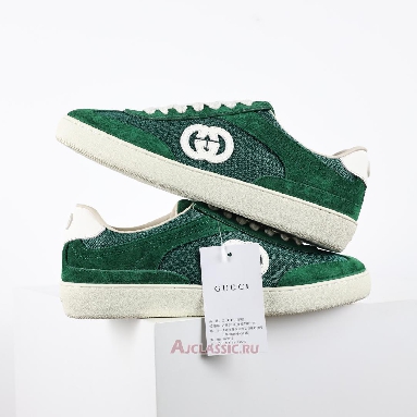 Buy Gucci G74 Interlocking G - Green Suede Green 791742 AADM0 3143 Quality Reps Replicas Shoes