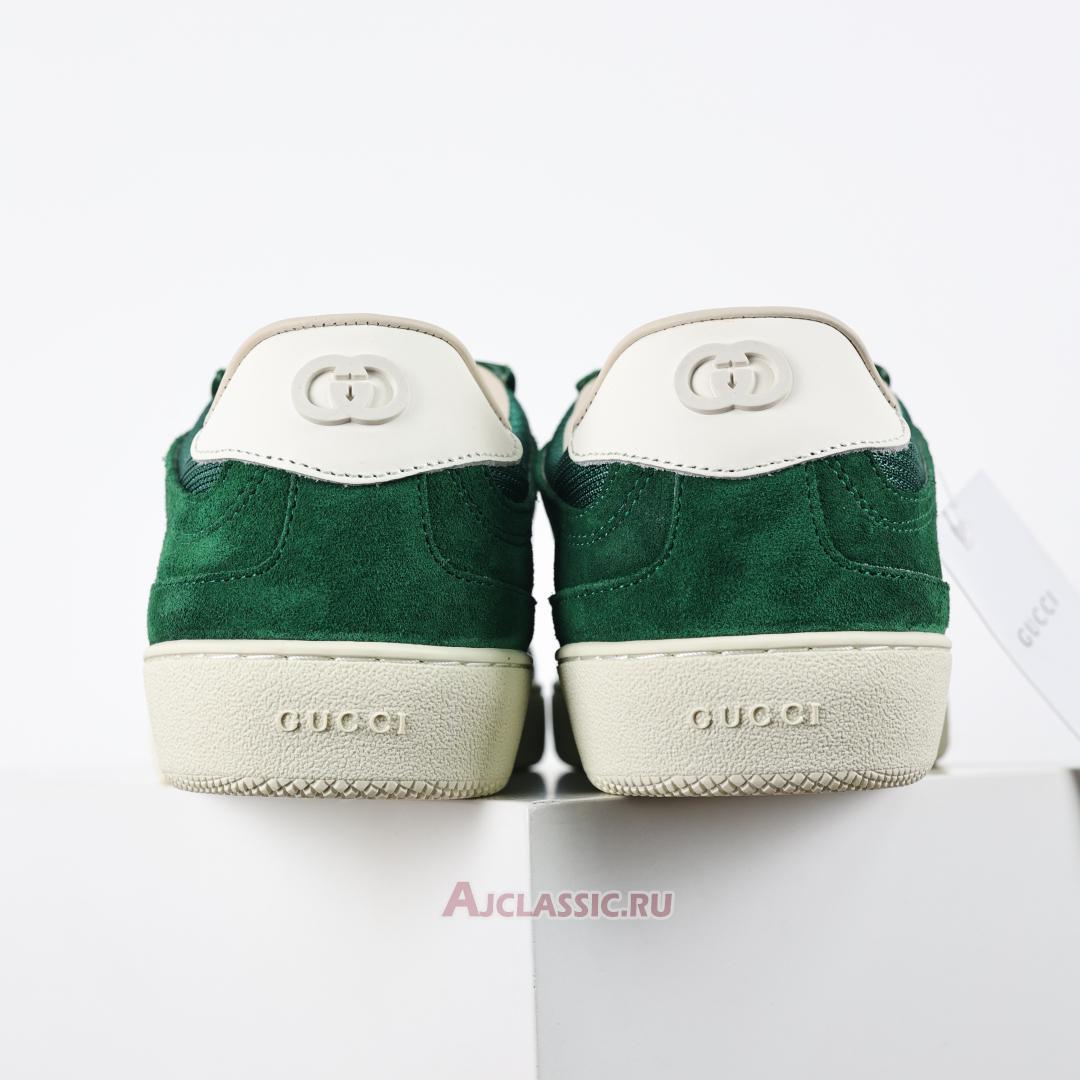 New Gucci G74 "Interlocking G - Green Suede" 791742 AADM0 3143 Shoes