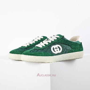 Buy Gucci G74 Interlocking G - Green Suede Green 791742 AADM0 3143 Quality Reps Replicas Shoes
