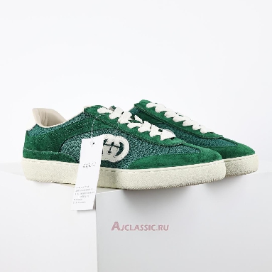 Buy Gucci G74 Interlocking G - Green Suede Green 791742 AADM0 3143 Quality Reps Replicas Shoes