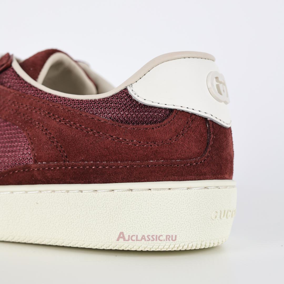 New Gucci G74 "Interlocking G - Burgundy Suede" 813686 AAEX5 6142-2 Shoes