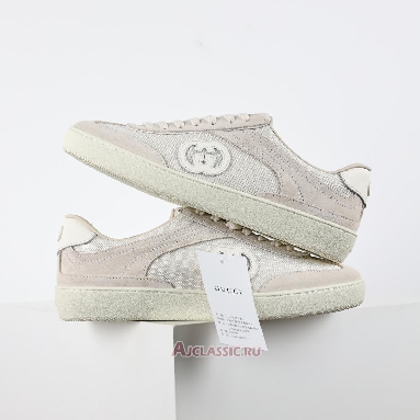 Buy Gucci G74 Interlocking G - White Suede White 812656 AADM0 9110 Quality Reps Replicas Shoes