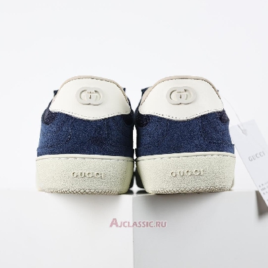 Buy Gucci G74 Interlocking G - Blue Suede Blue 791742 AADM0 4141-2 Quality Reps Replicas Shoes