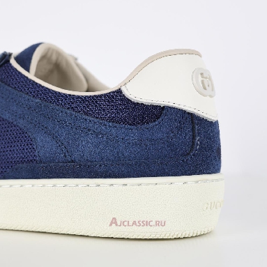 Buy Gucci G74 Interlocking G - Blue Suede Blue 791742 AADM0 4141-2 Quality Reps Replicas Shoes