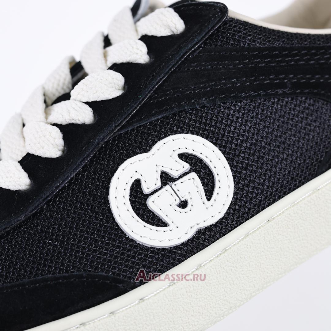 New Gucci G74 "Interlocking G - Black Suede" 840330 AAE80 1066-2 Shoes