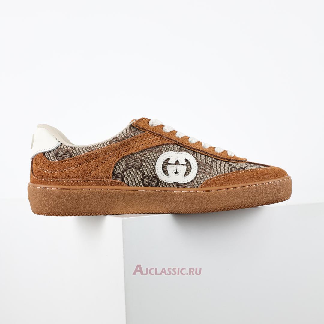 New Gucci G75 "Interlocking G - Brown Suede" 812656 AAEGA 2741 Shoes